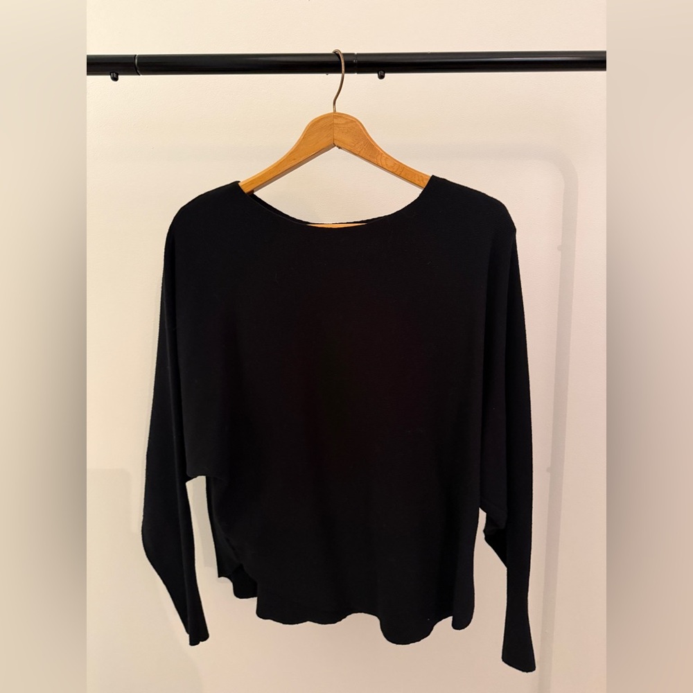 Vila Milano Classic Black Long Sleeve Top
